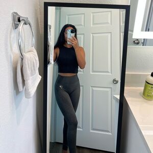 Gymshark Textured Gray Leggings